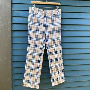 Burberry London Plaid Pants Size Small